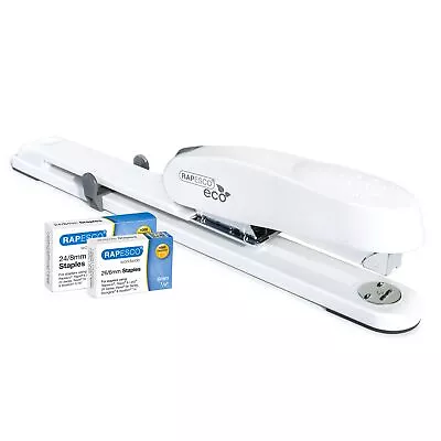 Rapesco 1481 ECO 790 Heavy Duty Long Arm Stapler With 2000 Staples 50 Sheet Cap • £47.33