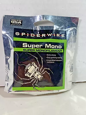 Spiderware Super Mono - Monofilament Line -  The Maximum Fishing Edge  • $4.99