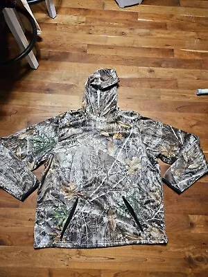 Realtree Edge Performance Pullover Camo Hoodie Sweatshirt Mens XL (46-48) • $20