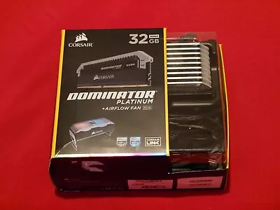 Corsair Dominator Platinum 32GBAir Flow Fan Cooler  Brand New • £85