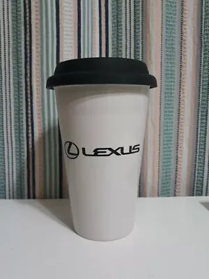 💥NEW💥LEXUS🔥Porcelain Coffee Mug/Cup With Silicone Lid Reusable With Drainplug • $13.47