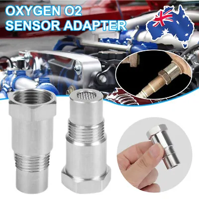 Oxygen O2 Sensor Spacer Adapter Catalytic Converter Fix Check Engine Light Steel • $10.45