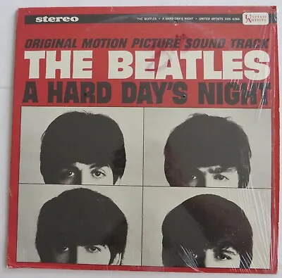 Vintage THE BEATLES-AHARD DAYS NIGHT-UAS 6366-1964 United Artist Vinyl EUC • $51.99