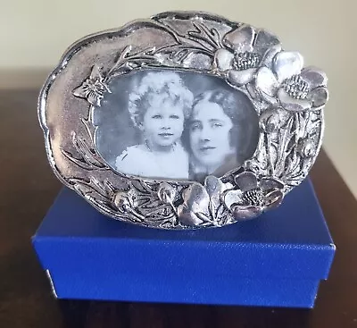 Silver Scenes Silver Plated Miniature Photo Frame  With Box • £22