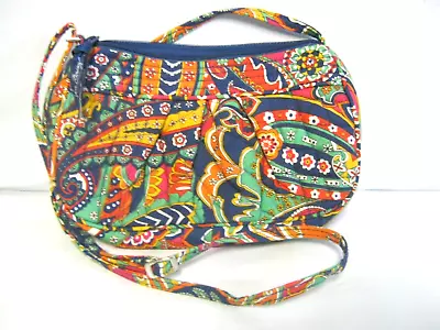 Vera Bradley SMALL Frannie Crossbody Purse VENETIAN PAISLEY 9 X 5 X 3 GUC • $11.99