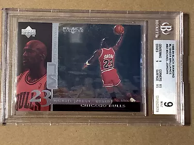 Michael Jordan 1998-99 Black Diamond Sheer Brilliance 27/230 BGS 9 • $73