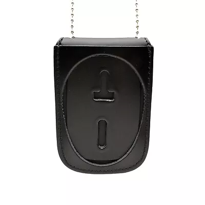 $23.19 • Buy Perfect Fit Oval LA Officer Phoenix Police Neck Chain Badge Holder ID Case 