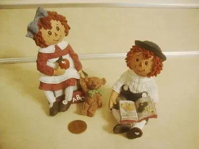 Vintage RAGGEDY ANN & ANDY Sarah's Attic Ltd Ed Maggie/Matt '95 Collectible! • $18.50