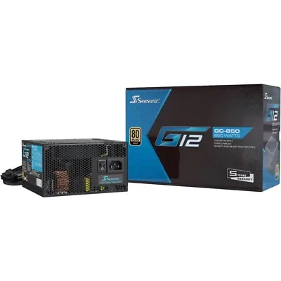 Seasonic G12 GC Series 850W Power Supply 80+ Gold PSU • £103.65