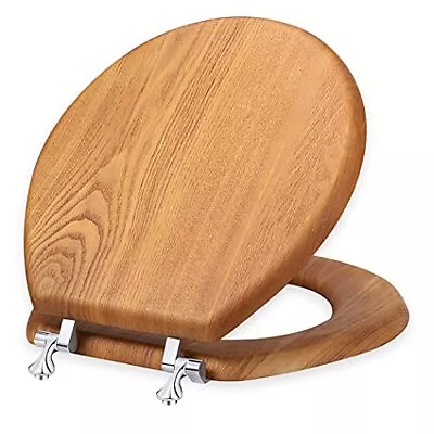 Wood Toilet Seat Wooden Round Toilet Seats For American Standard Toilet Seat... • $61.59