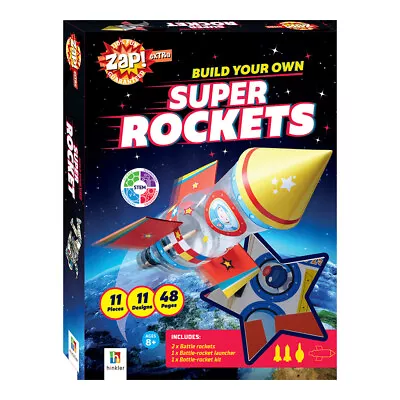 Zap! Extra Build Your Own Super Rockets Craft Activity Kit Hobby Project 8y+ • $25