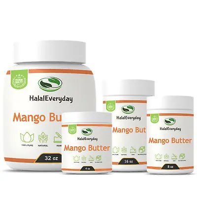 Mango Butter Raw - 100% Pure Unrefined Organic Natural Vegan Skin Hair Body Jars • $7.50