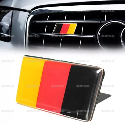 $4.52 • Buy 3D German Flag Logo Car Front Grille Emblem Badge Sticker Decal Car Accessories