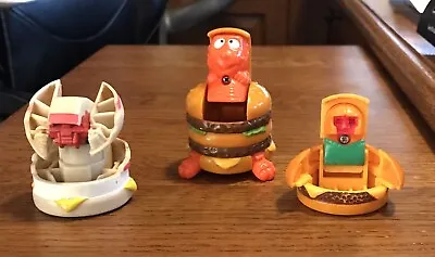 Lot Of 3 Vintage McDonalds Changeables Transformers Happy Meal Toys 1987 88 90 • $16