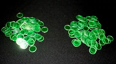 200 Green Bingo Chips Markers - Use With Magnetic Wand On Paper Sheets Cards • $9.50