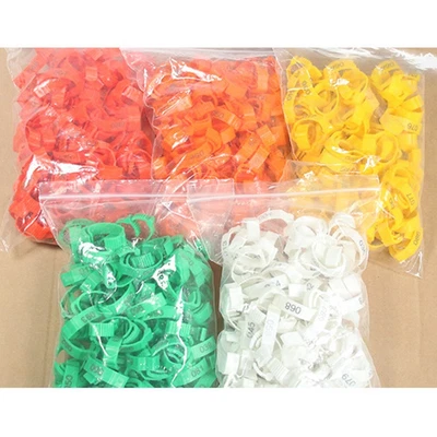 Chicken Foot Ring Adjustable Size Poultry Leg Label Buckles (Pack Of 100) • £14.95