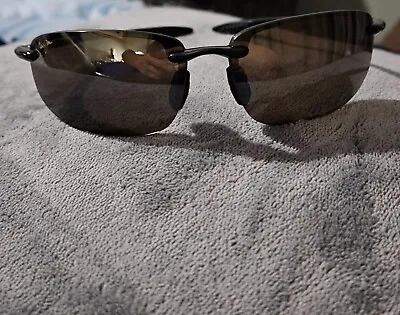 Maui Jim Sunglasses Men Polarized Hookipa. Dark Brown Lenses.64-17-130 • $140