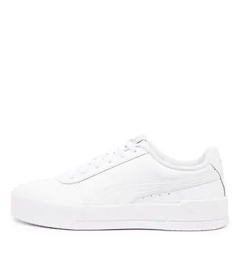$100 • Buy New Puma Carina L W Wht Rosewater Womens Shoes Casual Sneakers Casual
