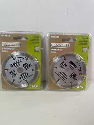 Rockwell RW9228 Versacut 3-3/8  60 Grit Abrasive Cutting Blade (2 Pack) • $22.95