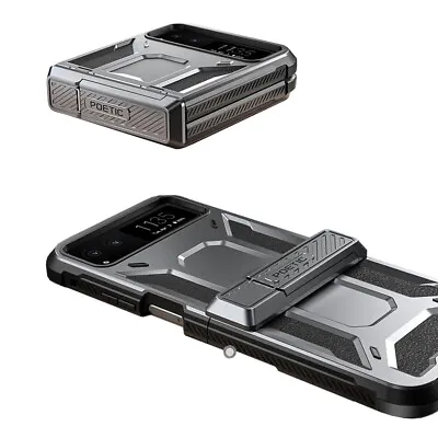 For Moto Razr 2023 Case Rugged Shockproof Protective Cover Metallic Gun Metal • $32.97