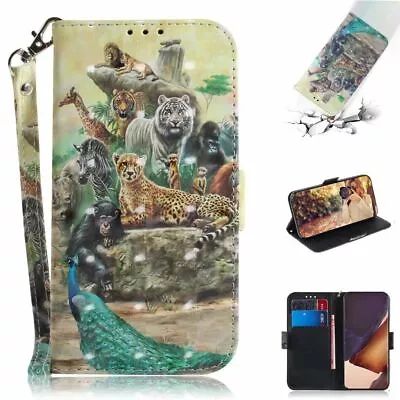 Animal Wallet Phone Case For IPhone Samsung LG NOKIA Google Moto Oneplus Sony  • $4.94