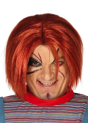 Mens Chucky Style Ginger Killer Doll Wig • £18.99