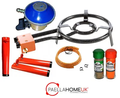 20cm - 60cm For Paella Pan - Gas Burner + Butane Regulator + Legs +Hose Set+Gift • £69.29