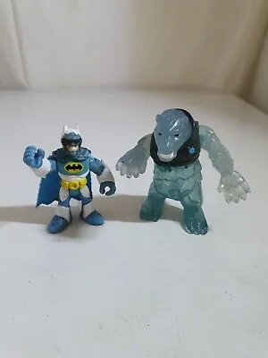 Imaginext Batman Arctic Freeze Figure And (Moving Arm Ice Bear) DC Comics • £7.45