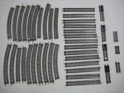 Bachmann / Atlas N Scale Train Track 69 Total Pieces - Used • $2.25