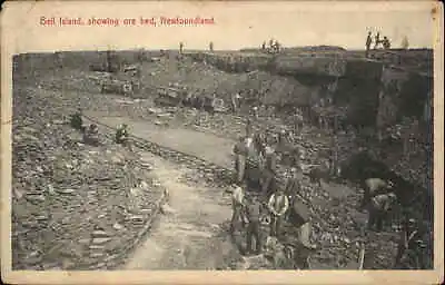 Newfoundland Bell Island Ore Mining Miners USED C1910 Postcard • $22.49