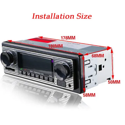 US 4-Channel Digital Auto Bluetooth USB/SD/FM/WMA/MP3/WAV Radio Stereo Player • $55.99