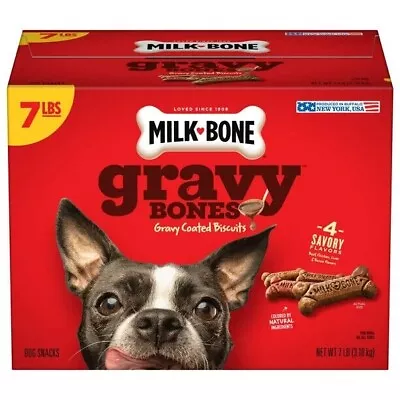 Milk-Bone GravyBones Dog Biscuits Small Dog Treats 7 Lb. Free Delivery • $23.99