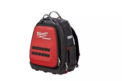 NEW ! MIlWAUKEE 15 In PACKOUT Heavy-Duty Backpack With Includes 48 Total Pockets • $112