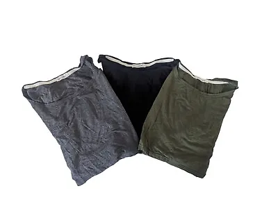 Smallshow Maternity Shirt Lot Of 3 Black Gray Green Short Sleeve Size L • $19.99