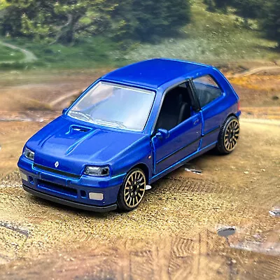 Majorette Renault Clio 16S Blue 2023 New Loose 1:53 Diecast Car • £8