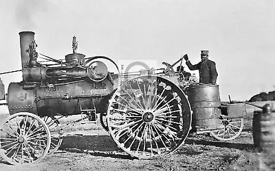 Case Steam Engine Farm Tractor Postcard REPRINT • $4.99