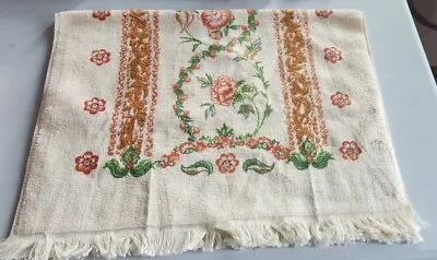 Vtg American Treasures Smithsonian Collection Fieldcrest Hand Towel Floral  • $8