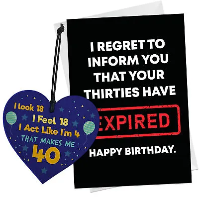 Funny 40th Birthday Gift For Women Men 40th Birthday Card Gift For Him Or Her  • £5.99