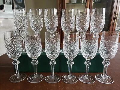$960 • Buy Waterford Crystal Powerscourt 8 1/8  Champagne Flutes- Set Of 12 Made In Ireland