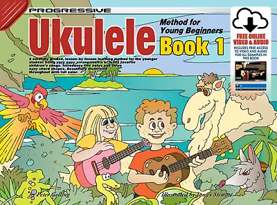 Progressive Ukulele Method For The Young Beginner Book/Online Video & Audio • $23.95