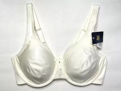 NWT Wacoal 36D Basic Beauty Full Figure Seamless Underwire Bra 855192 Ivory • $32.29