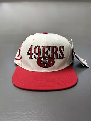 Vintage San Francisco 49ers Snapback Hat Sports Specialties Laser Shadow Script • $125