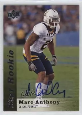 2013 Upper Deck Star Rookie Auto Marc Anthony #162 Rookie Auto RC • $5.99