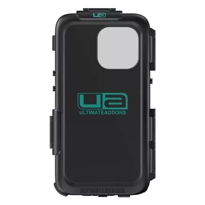 Ultimateaddons Motorcycle Waterproof Case Mount For IPhone 13 14 15 Pro Plus Max • £49.99