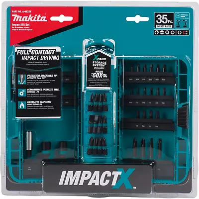 MAKITA 35 Piece ImpactX Cordless Impact Driver Bit Set (NEW) A-98326 • $18.99