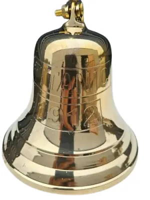 6'' Brass Titanic Ship Last Order Bell Wall Mounted Antique Nautical • £20.69
