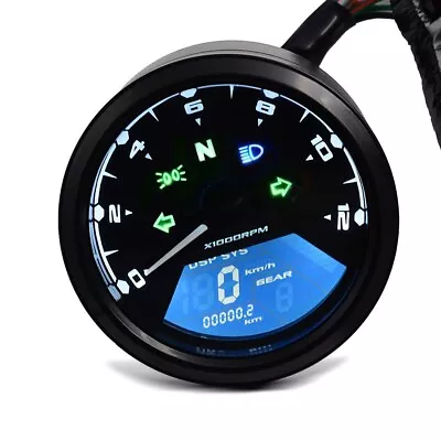Tachometer LCD For Yamaha XV 250 / 125 Virago Speedometer Cable Zaddox TM2 • $89.99