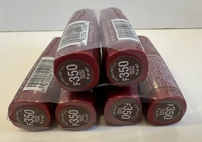 6X MAYBELLINE Moisture Extreme Lipstick F350 Velvet Crush Discontinued • $89