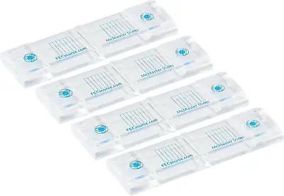 4 Mcmaster Method Microscope Slides By  $17 Ea Fecal/Worm Egg Count For Parasi • $105.38