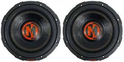 (2) Memphis Audio MJP1044 10  1500w MOJO Pro Car Audio Subwoofers DVC 4 Ohm Subs • $349.90